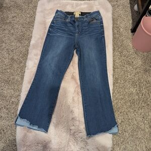 Democracy "Ab" Technically Dark Blue Flare Jeans